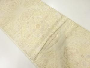 アンティーク　華紋更紗模様織出し袋帯（材料）